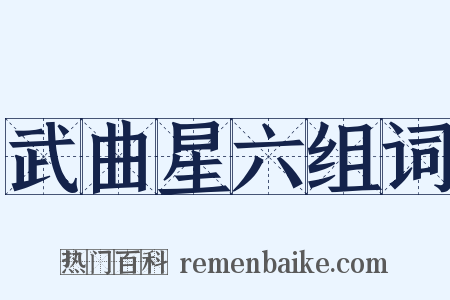 武曲星六组词是什么意思的图片